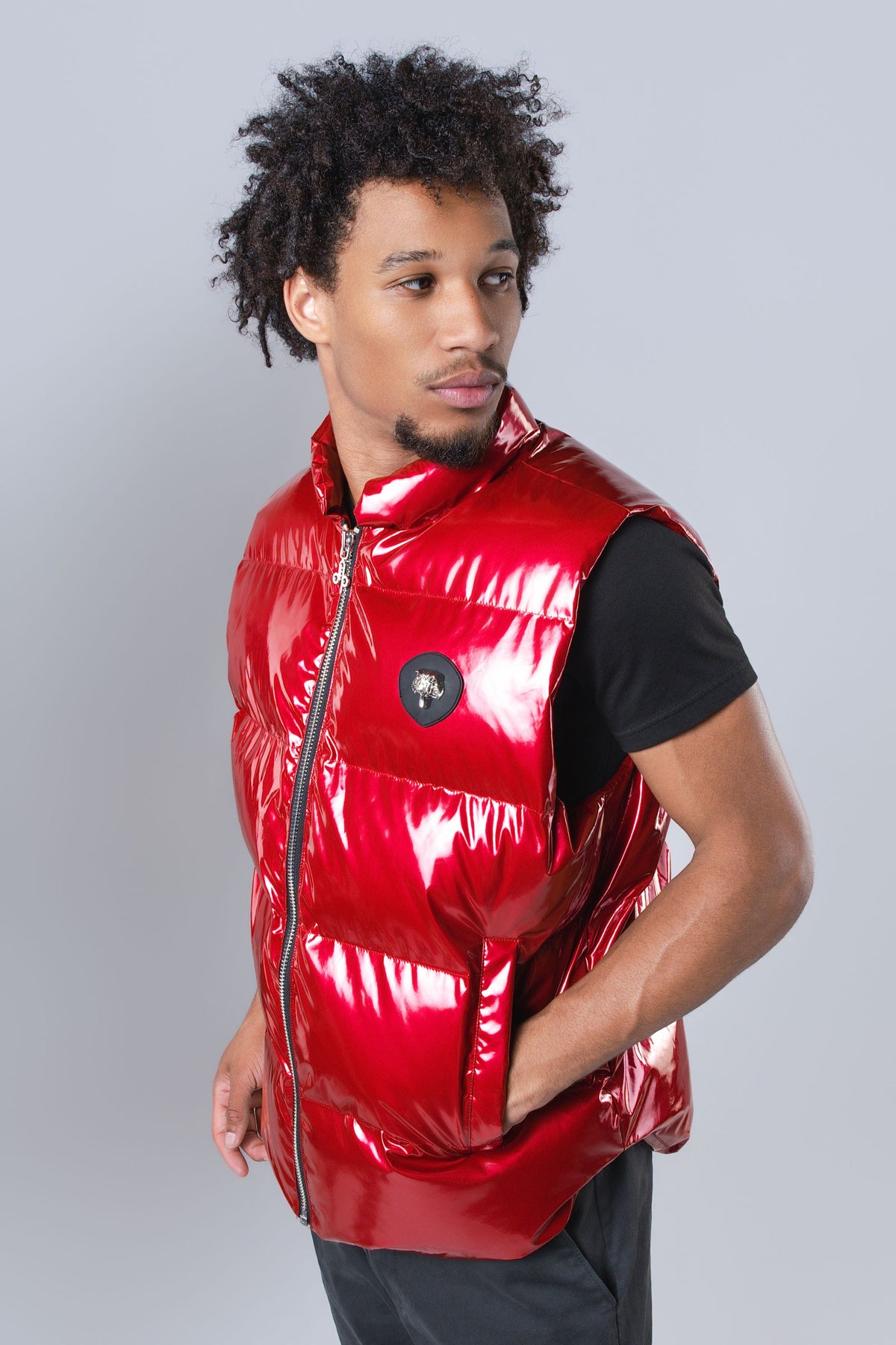 Unisex Vest - Glossy Red