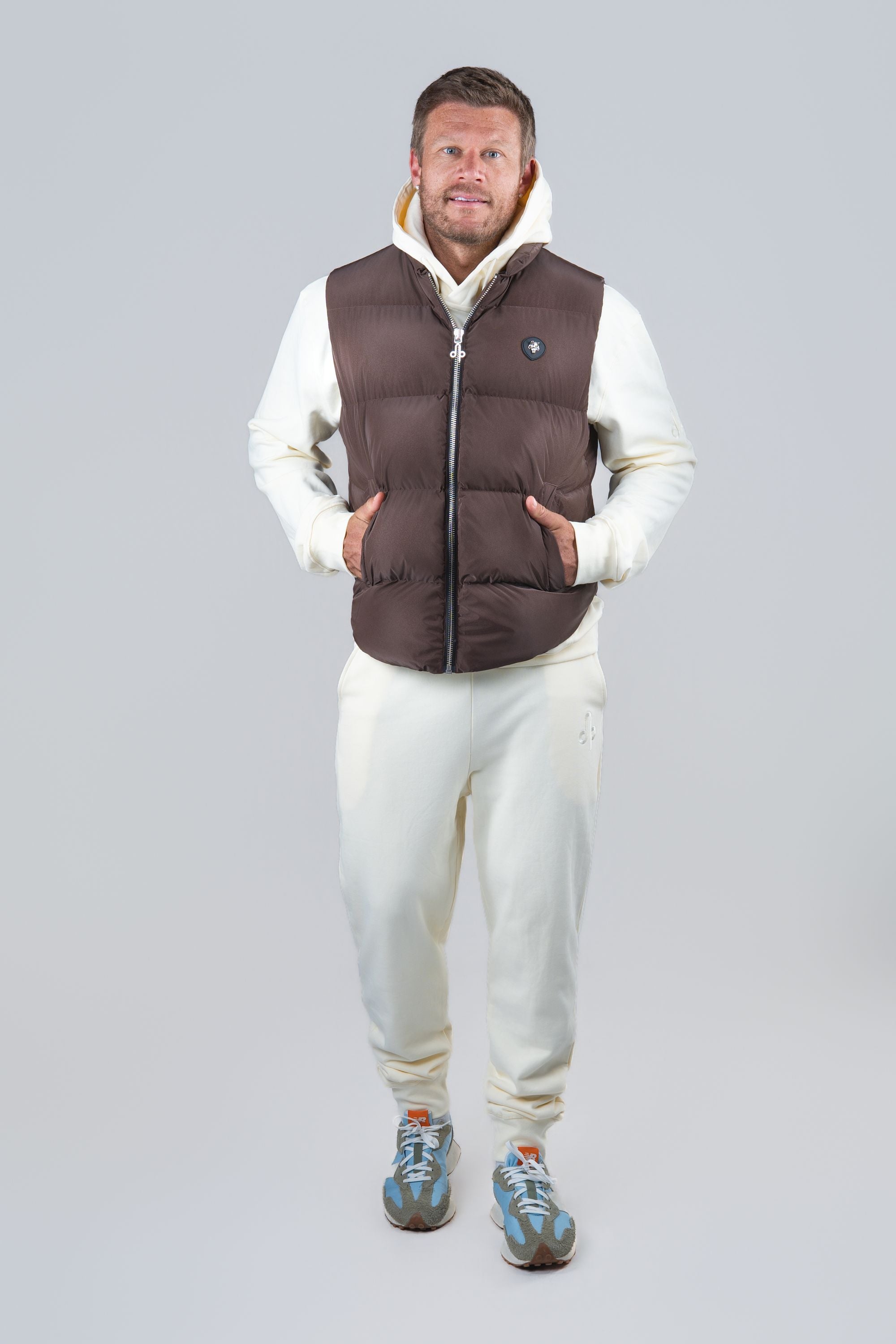 Unisex Vest - Mocha Diamond