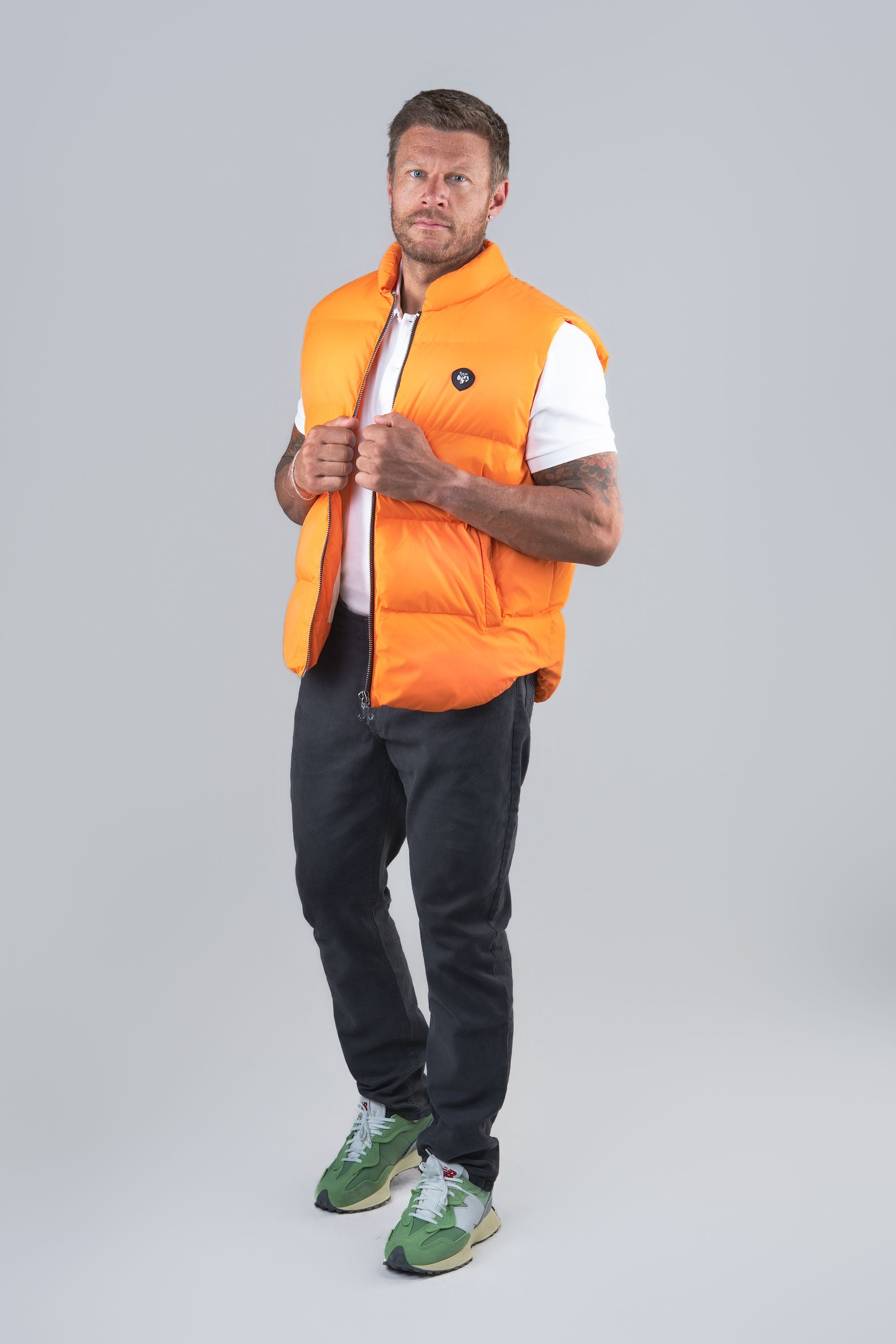 Unisex Vest - Orange Diamond