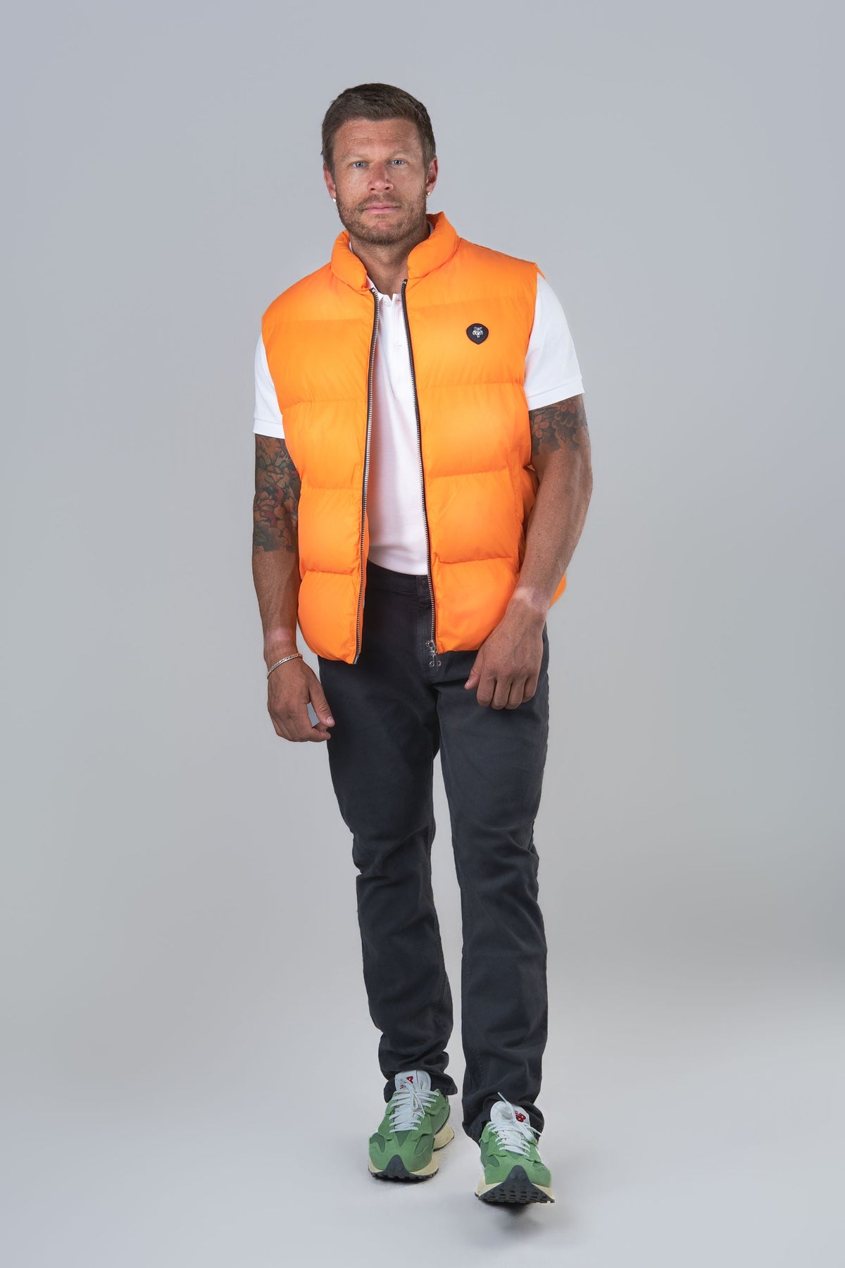 Unisex Vest - Orange Diamond