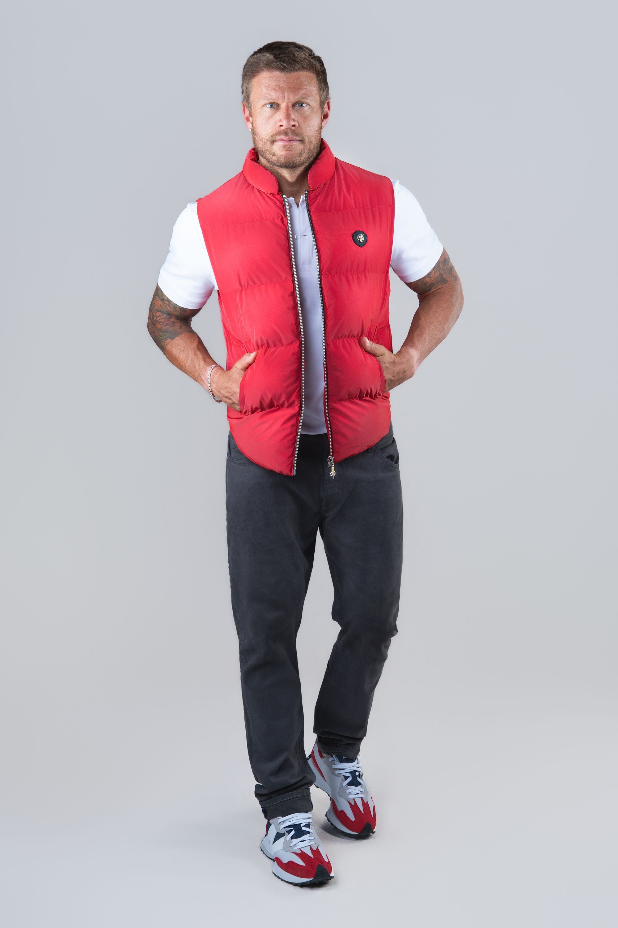 Unisex Vest - Red Diamond
