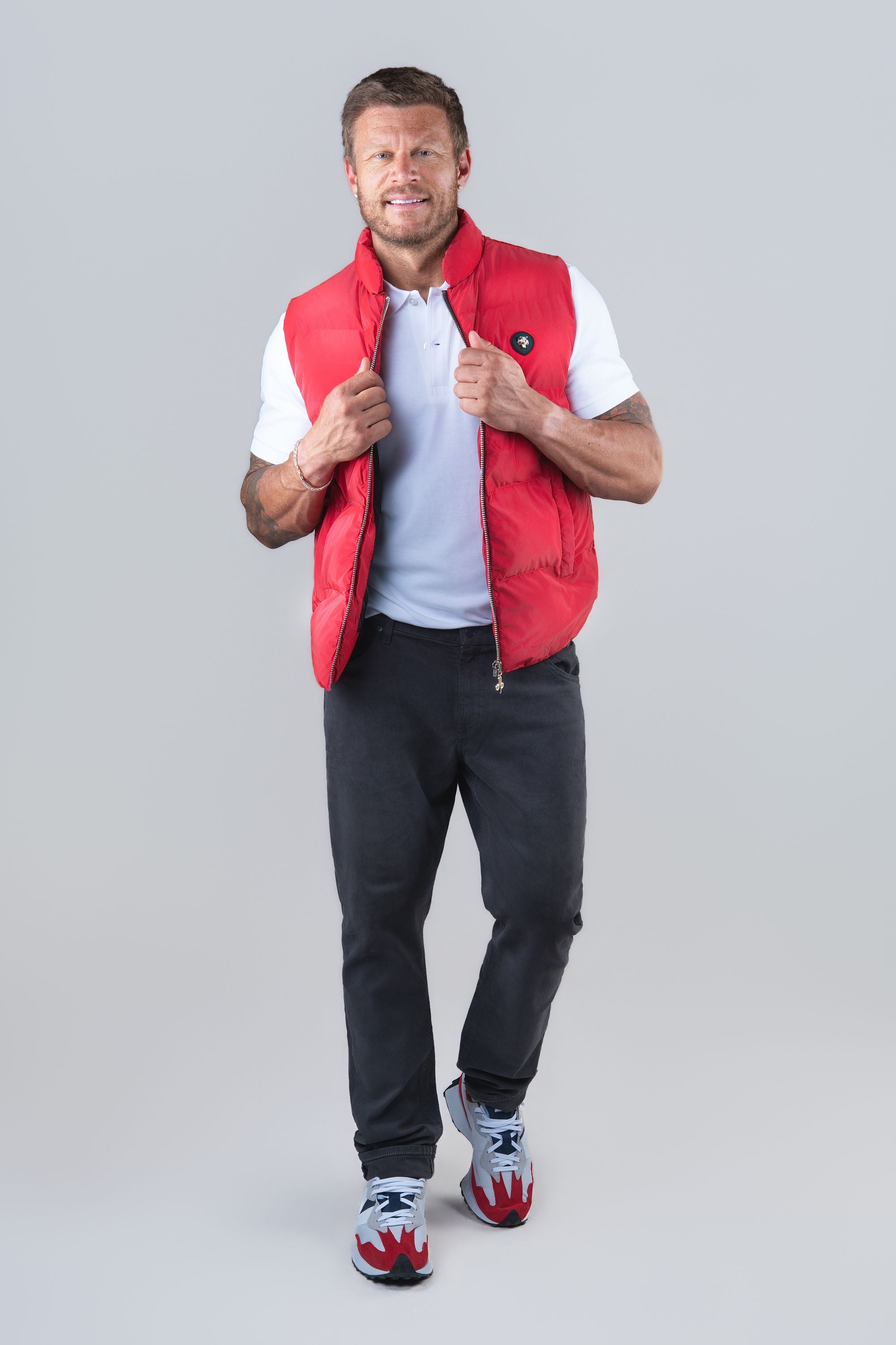 Unisex Vest - Red Diamond
