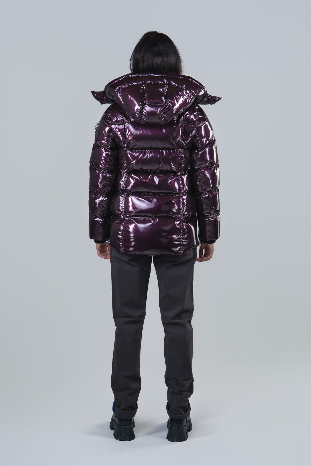 Women's Bumnester 3/4 Coat - Glossy Purple