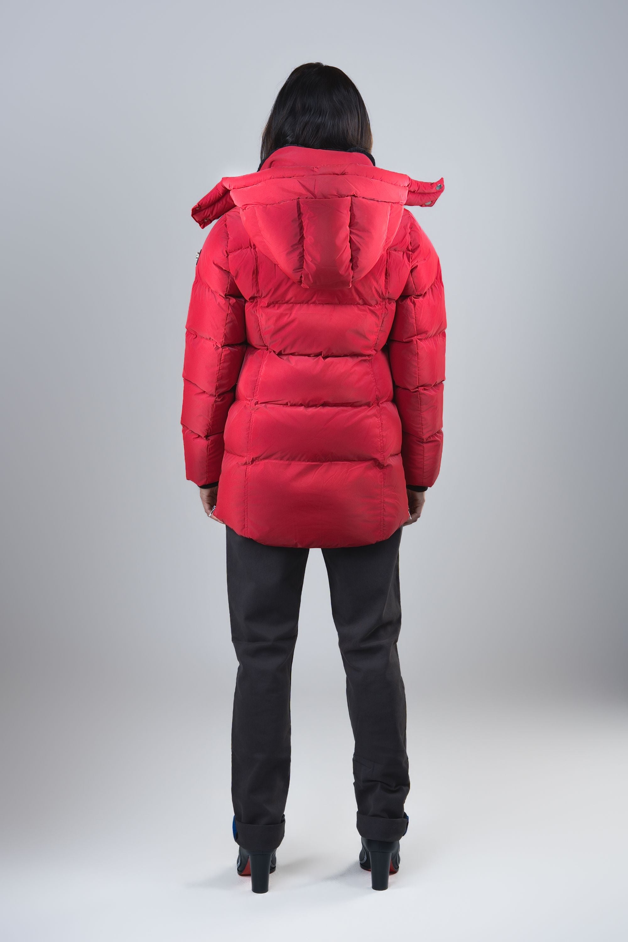 Women's Bumnester 3/4 Coat - Red Diamond