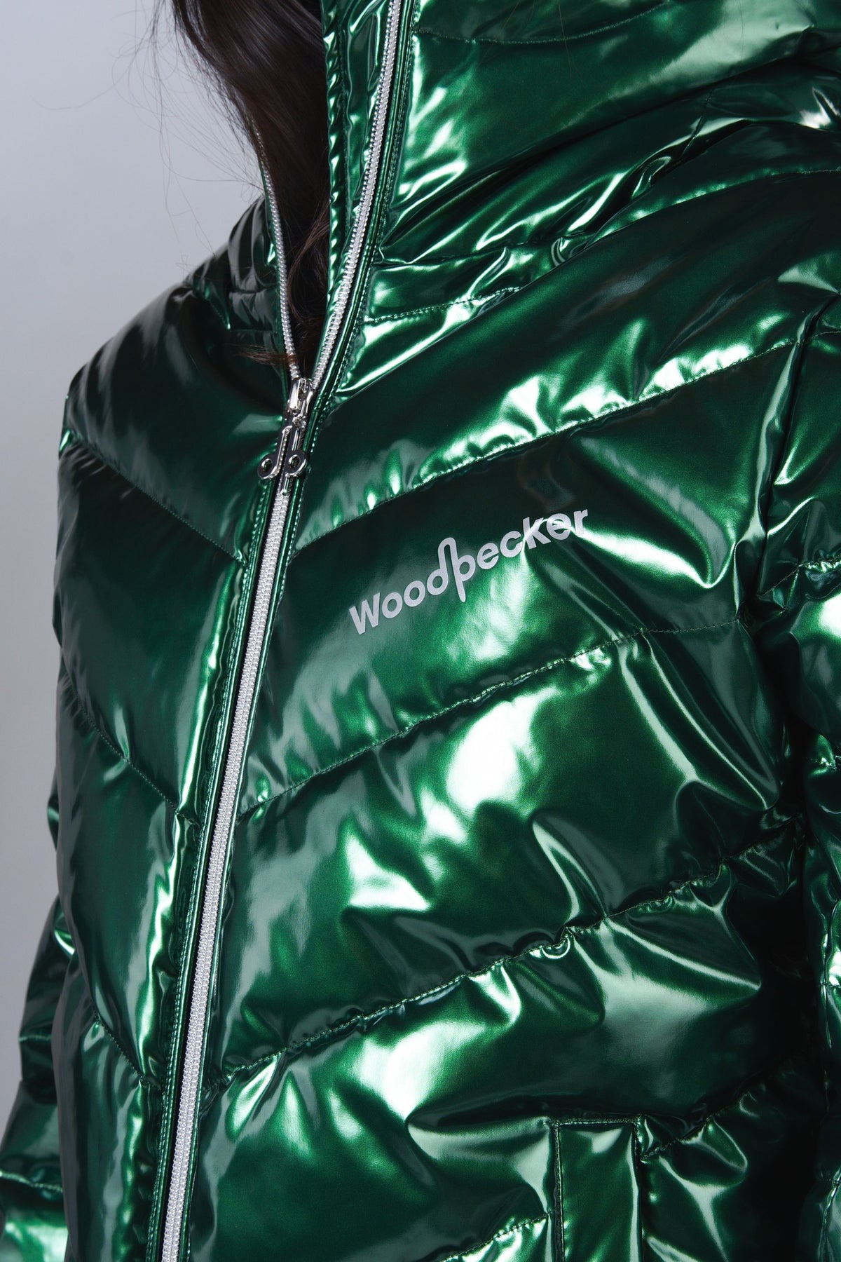 Women's Medium Weight Robin Coat - Glossy Green