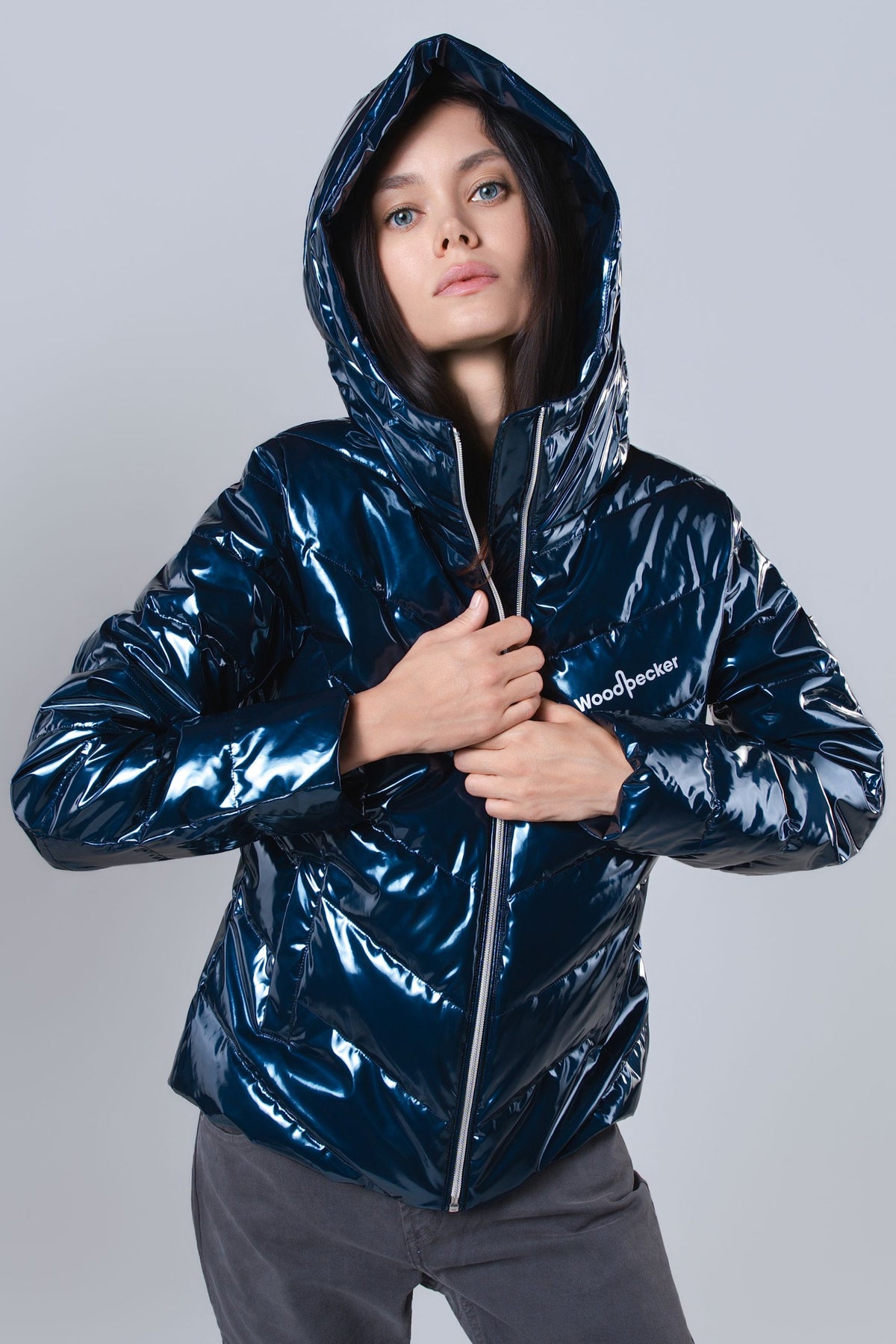 Women's Medium Weight Robin Coat - Glossy Navy