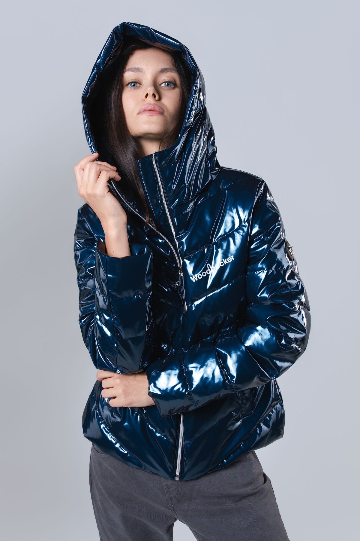 Women's Medium Weight Robin Coat - Glossy Navy