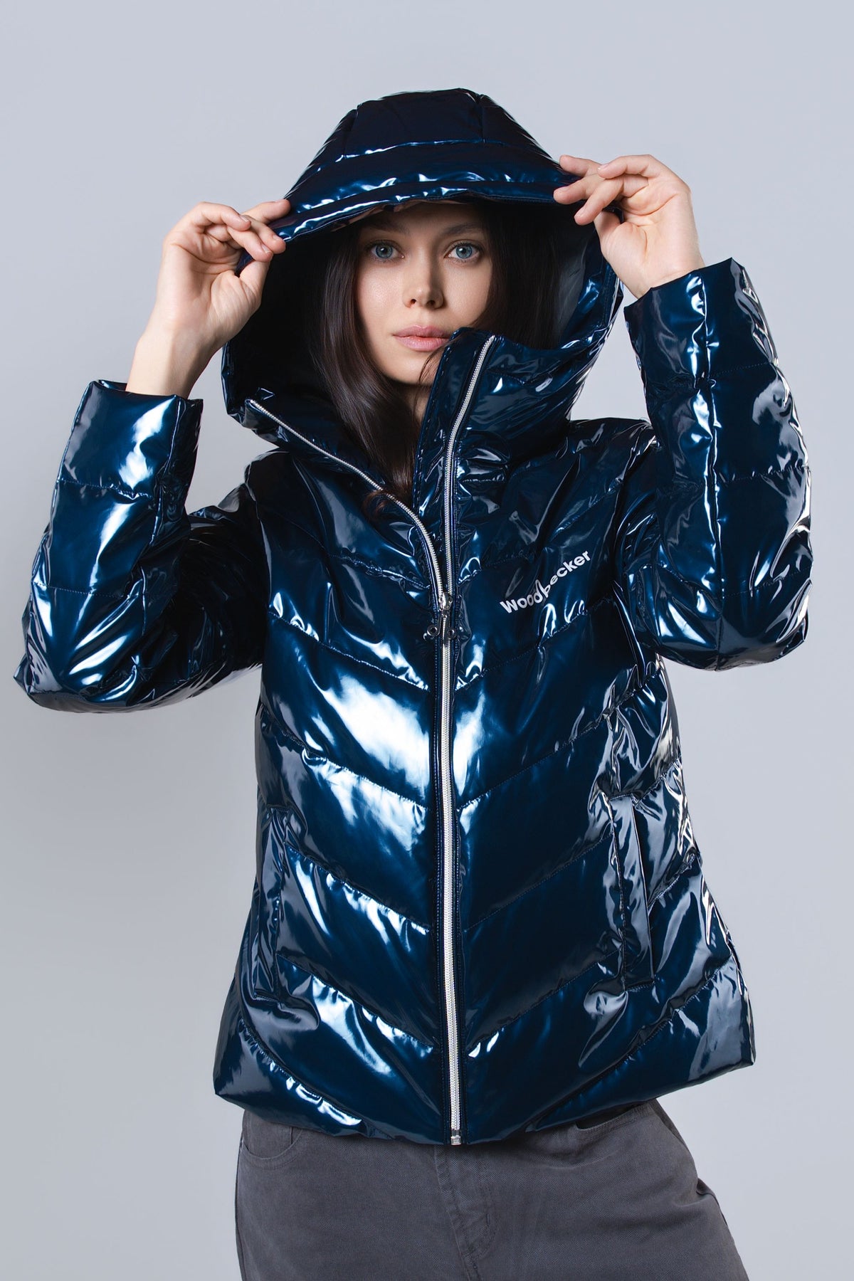 Women's Medium Weight Robin Coat - Glossy Navy