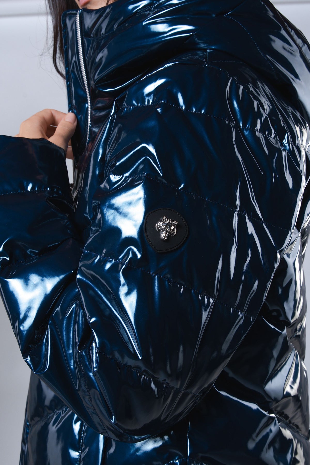 Women's Medium Weight Robin Coat - Glossy Navy