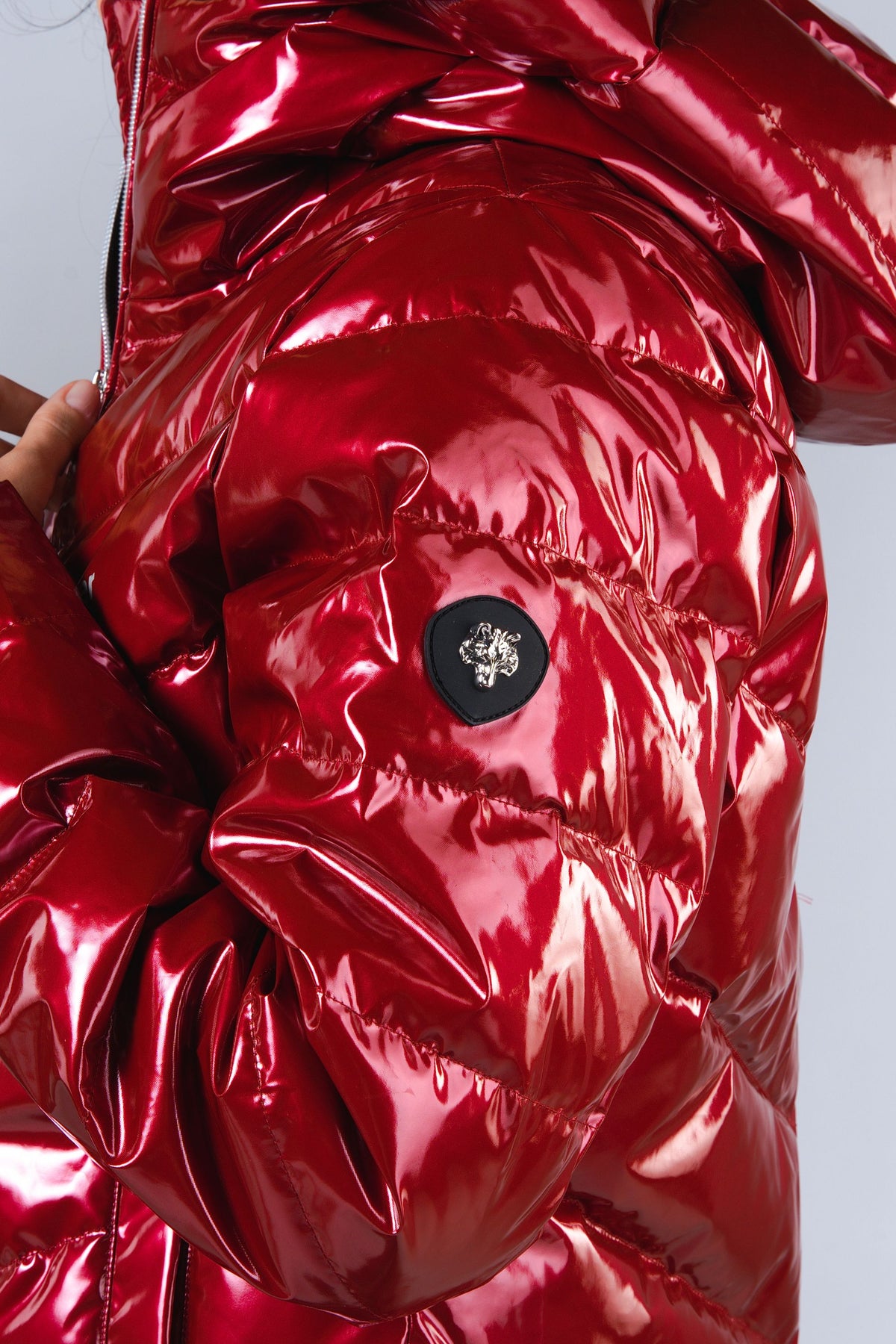 Women's Medium Weight Robin Coat - Glossy Red
