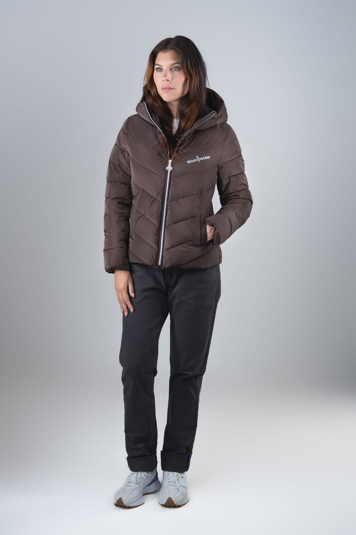 Women's Medium Weight Robin Coat - Mocha Diamond