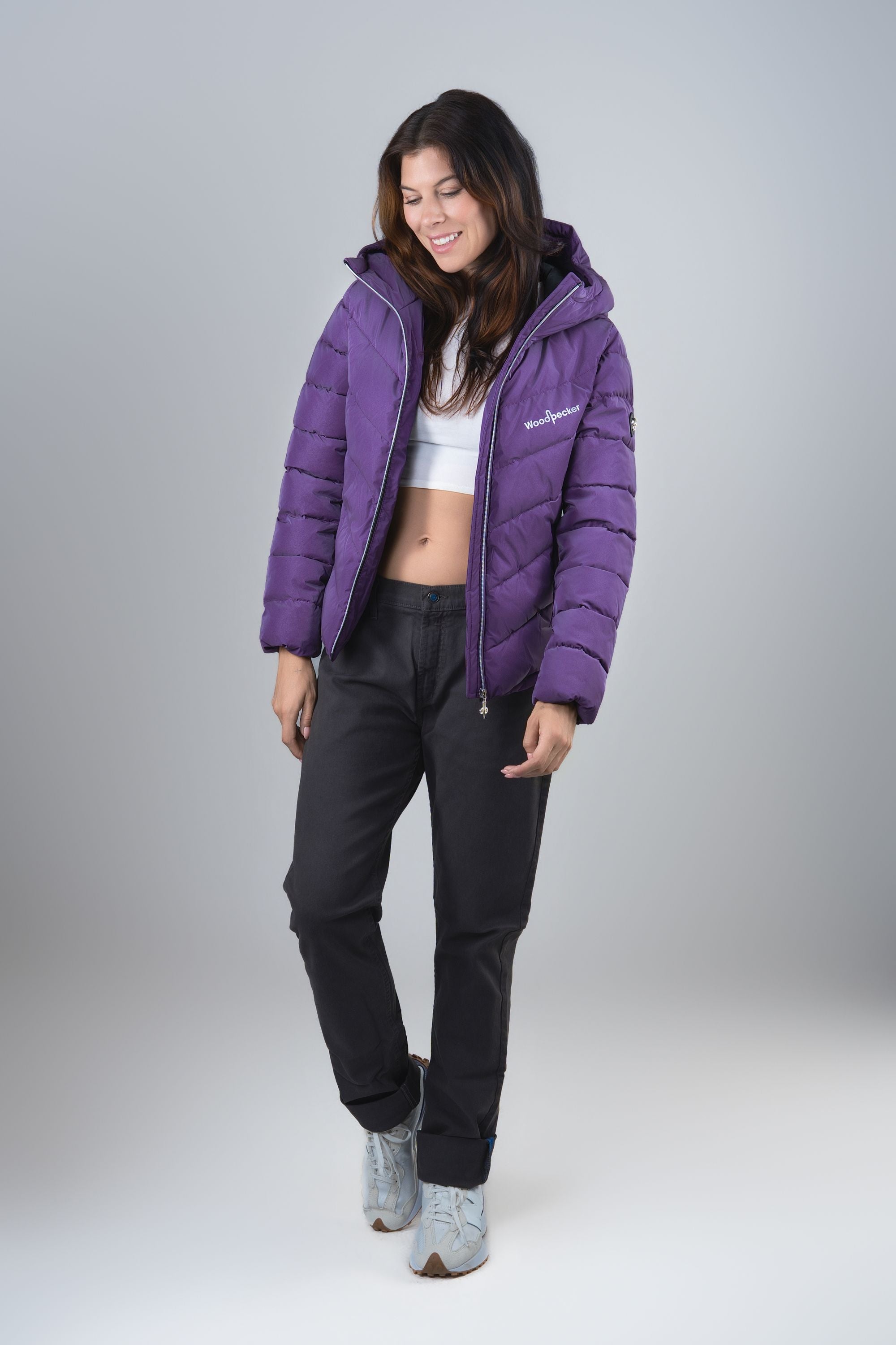 Women's Medium Weight Robin Coat - Purple Diamond