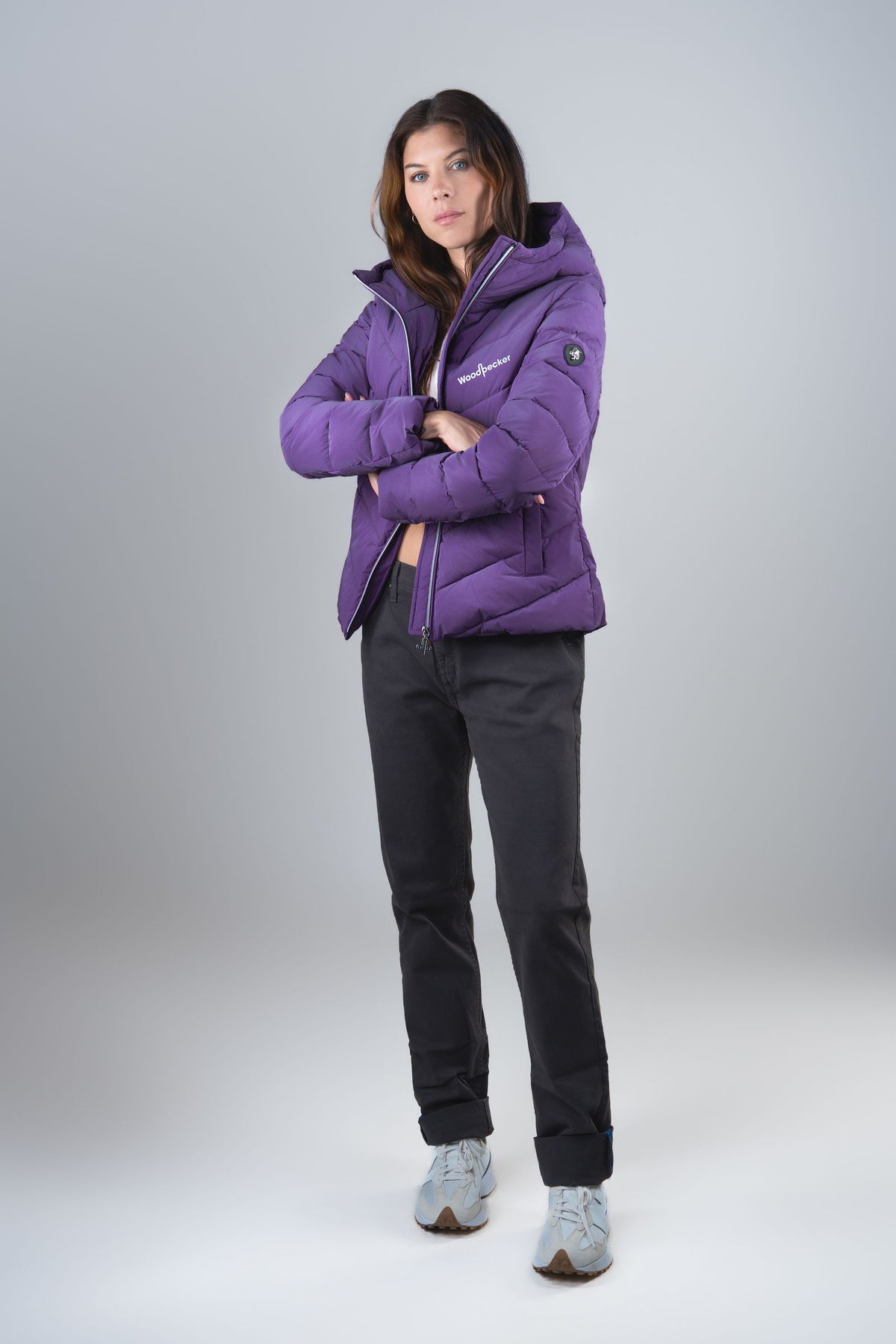 Women's Medium Weight Robin Coat - Purple Diamond