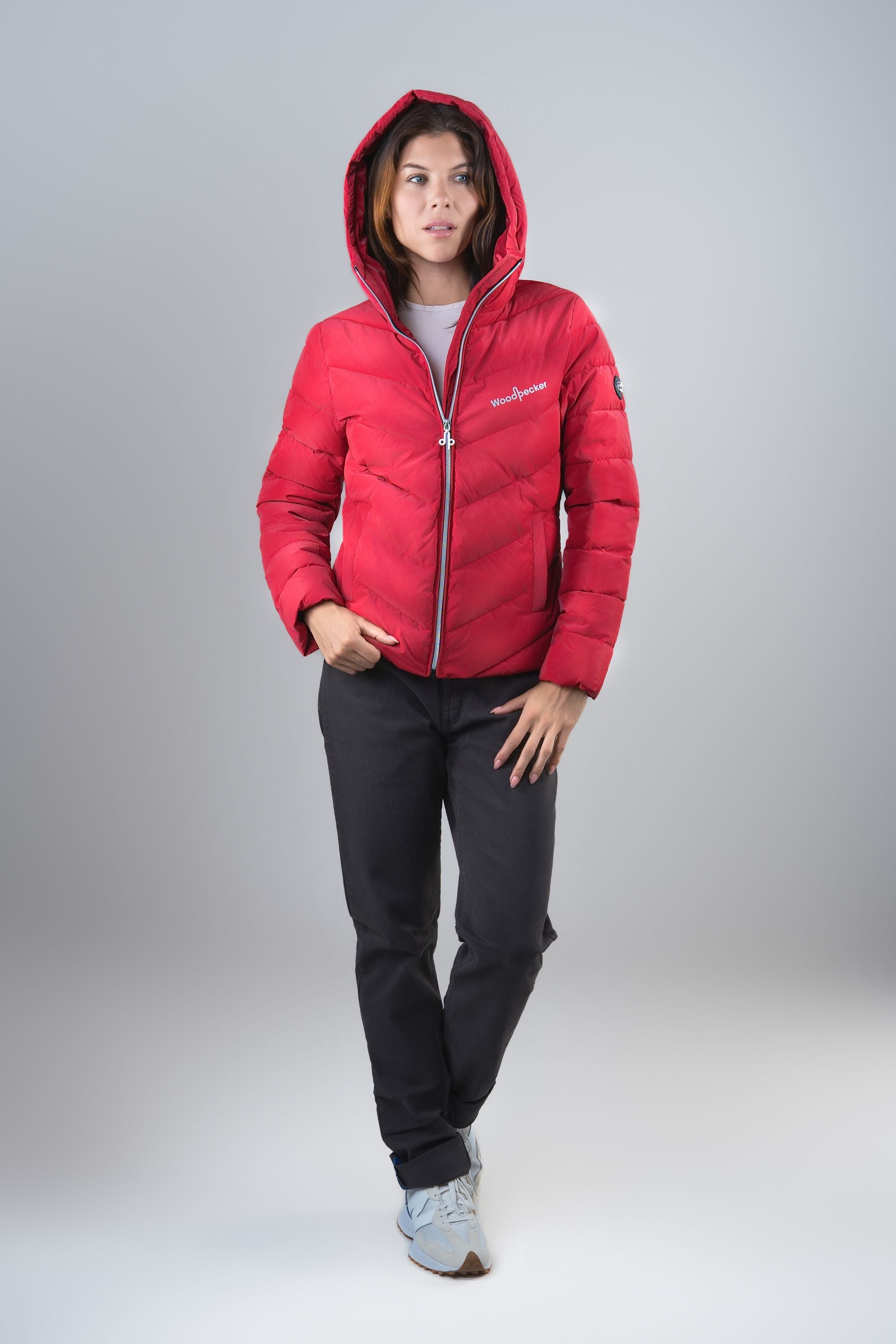 Women's Medium Weight Robin Coat - Red Diamond