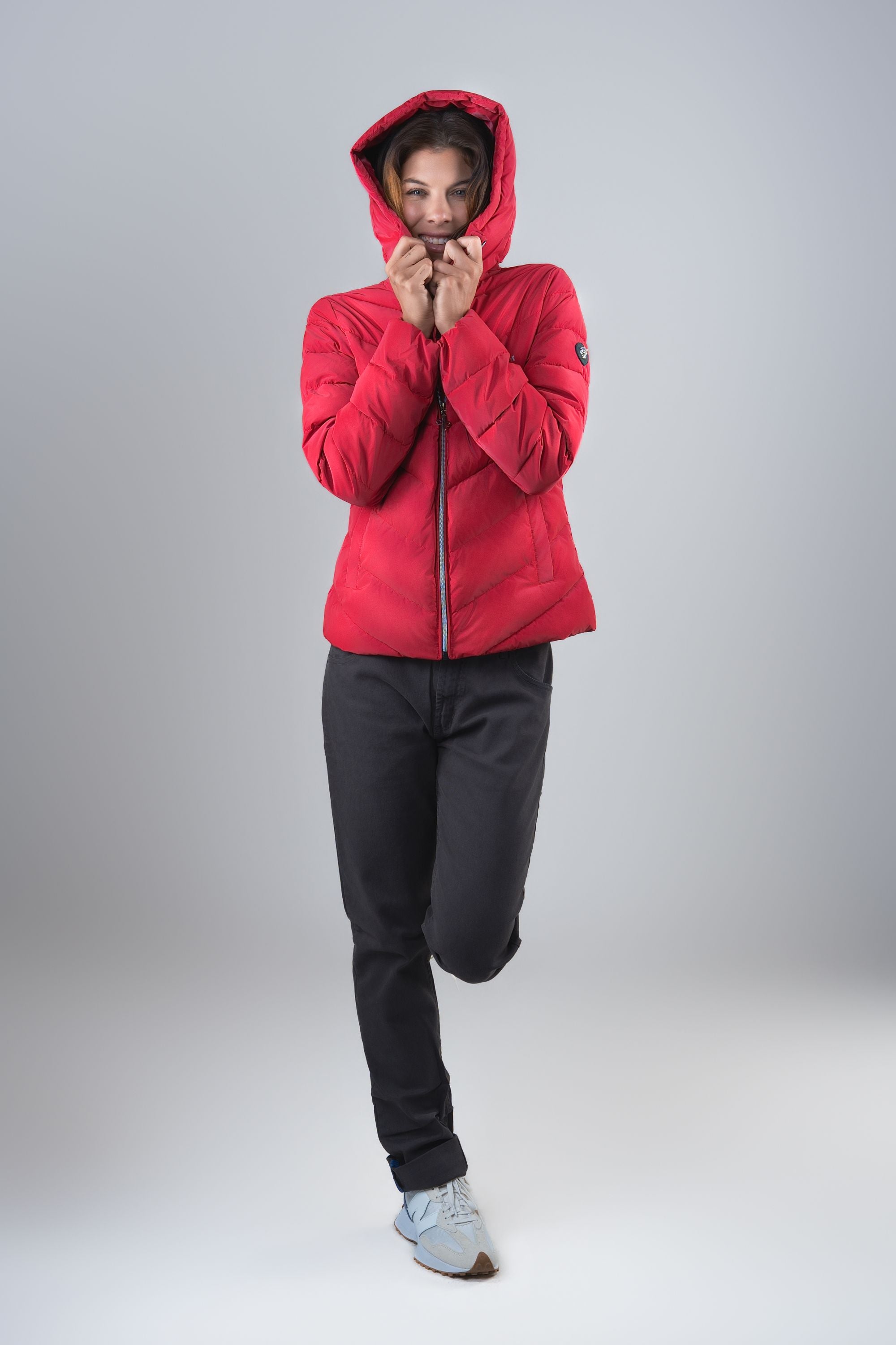 Women's Medium Weight Robin Coat - Red Diamond