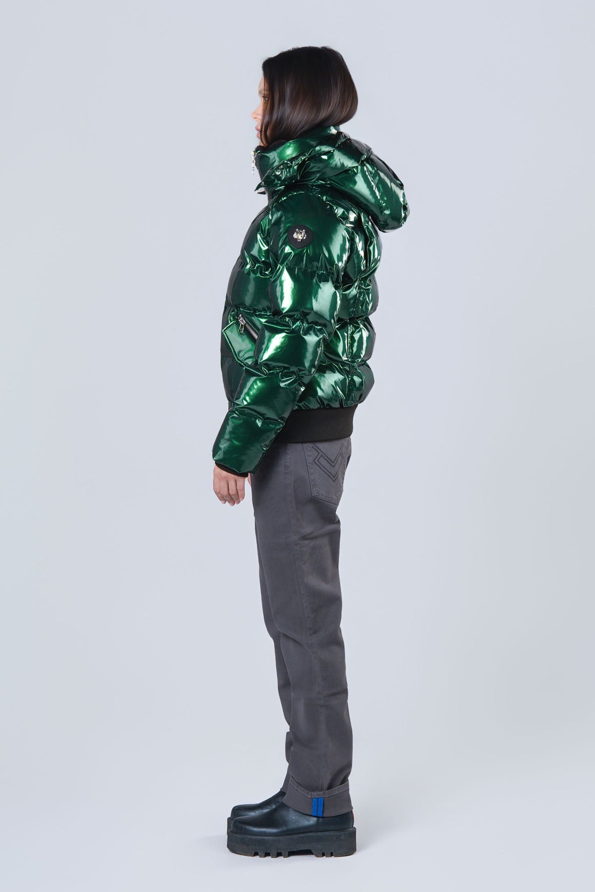 Women's Woody Bomber Jacket - Glossy Green