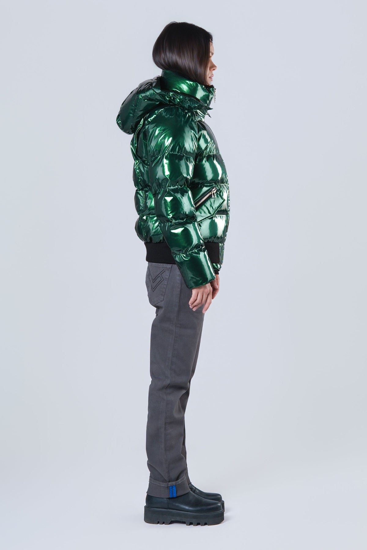 Women's Woody Bomber Jacket - Glossy Green