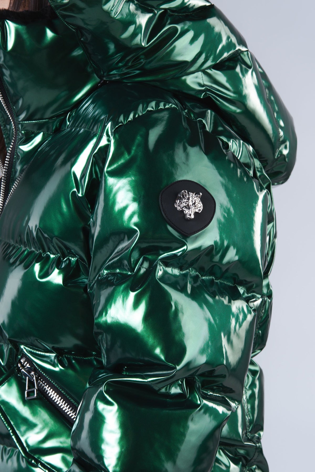 Women's Woody Bomber Jacket - Glossy Green