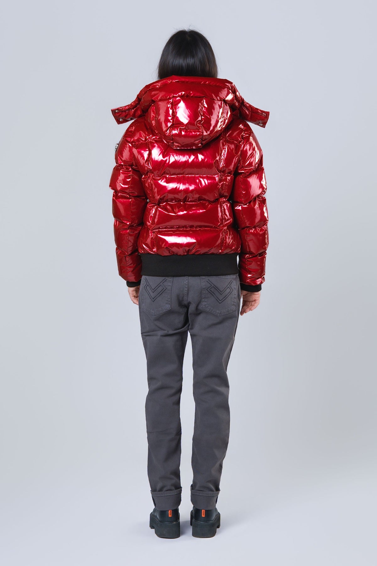 Women's Woody Bomber Jacket - Glossy Red