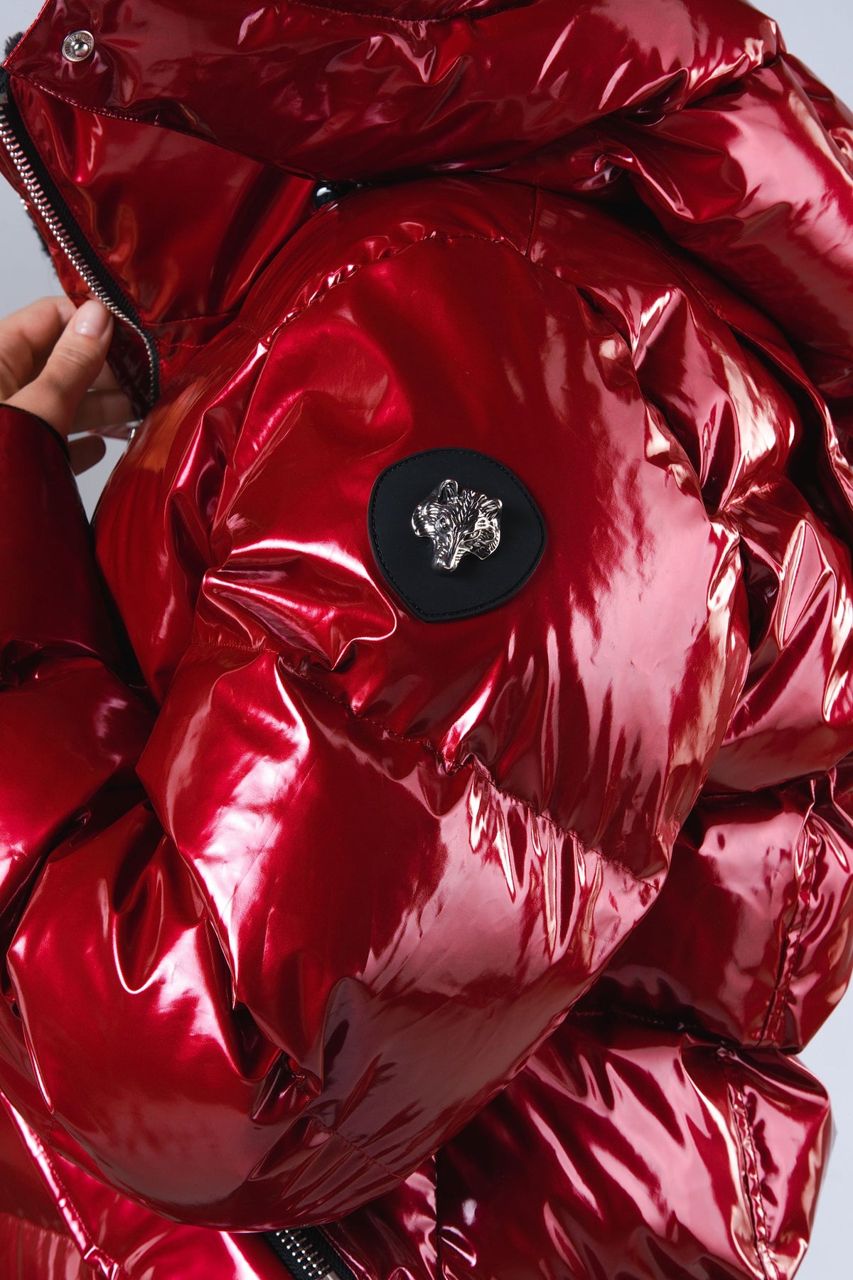Women's Woody Bomber Jacket - Glossy Red