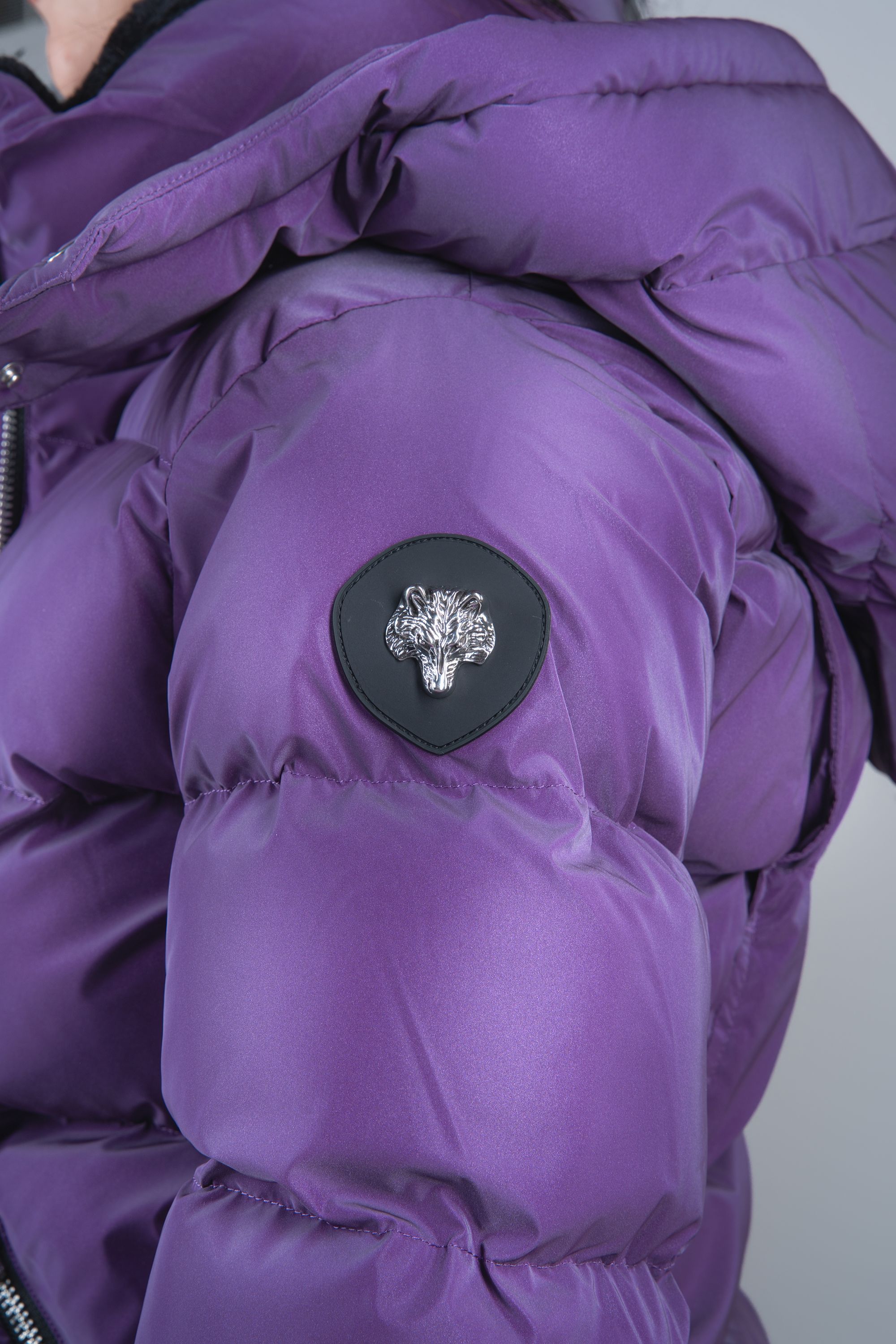 Women's Woody Bomber Jacket - Purple Diamond