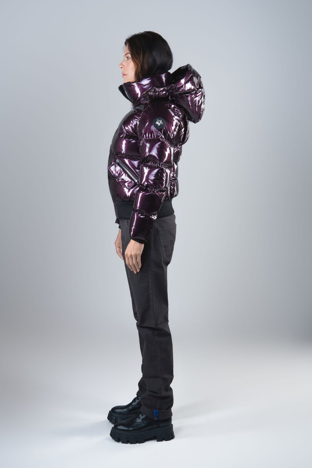 Women's Woody Bomber Jacket - Glossy Purple