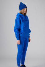 Load image into Gallery viewer, Woodpecker Unisex Cotton Sweatsuit, Cobalt Colour, Woodpecker, Coat, Moose, Knuckles, Canada, Goose, Mackage, Montcler, Will, Poho, Willbird, Nic, Bayley. Super cozy casual for home or activewear.
