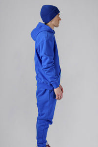 Woodpecker Unisex Cotton Sweatsuit, Cobalt Colour, Woodpecker, Coat, Moose, Knuckles, Canada, Goose, Mackage, Montcler, Will, Poho, Willbird, Nic, Bayley. Super cozy casual for home or activewear.