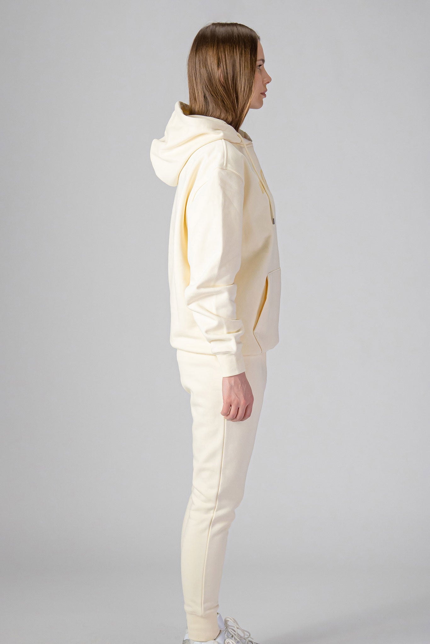 Unisex Cotton Sweatsuit Cream Woodpecker Int