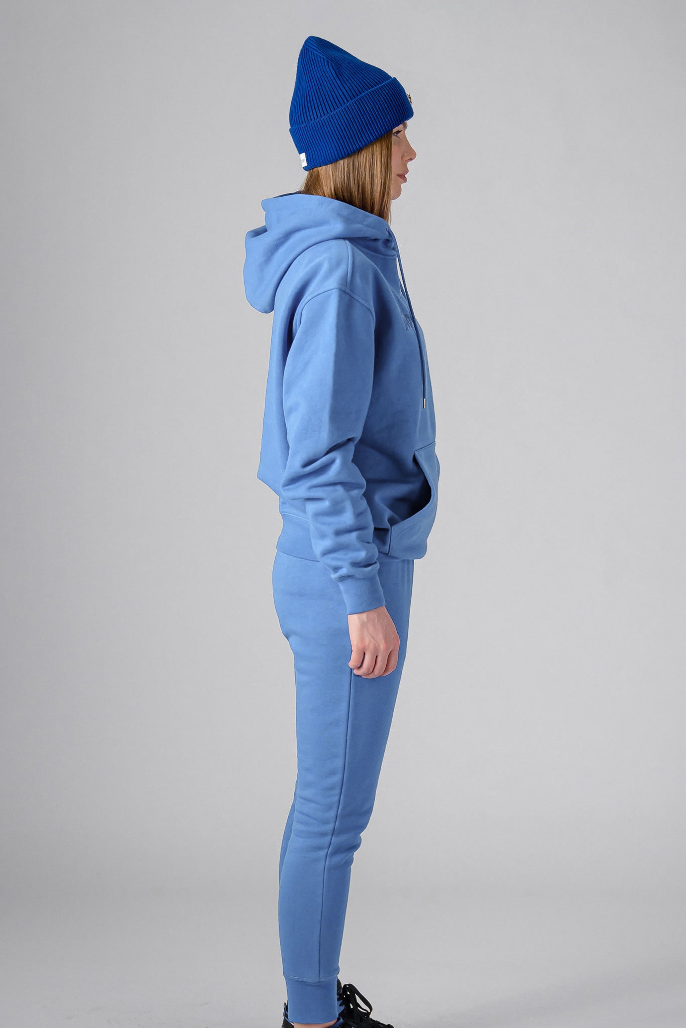 Woodpecker Unisex Cotton Sweatsuit, Light Blue Colour, Woodpecker, Coat, Moose, Knuckles, Canada, Goose, Mackage, Montcler, Will, Poho, Willbird, Nic, Bayley. Super cozy casual for home or activewear.