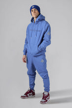 Load image into Gallery viewer, Woodpecker Unisex Cotton Sweatsuit, Light Blue Colour, Woodpecker, Coat, Moose, Knuckles, Canada, Goose, Mackage, Montcler, Will, Poho, Willbird, Nic, Bayley. Super cozy casual for home or activewear.
