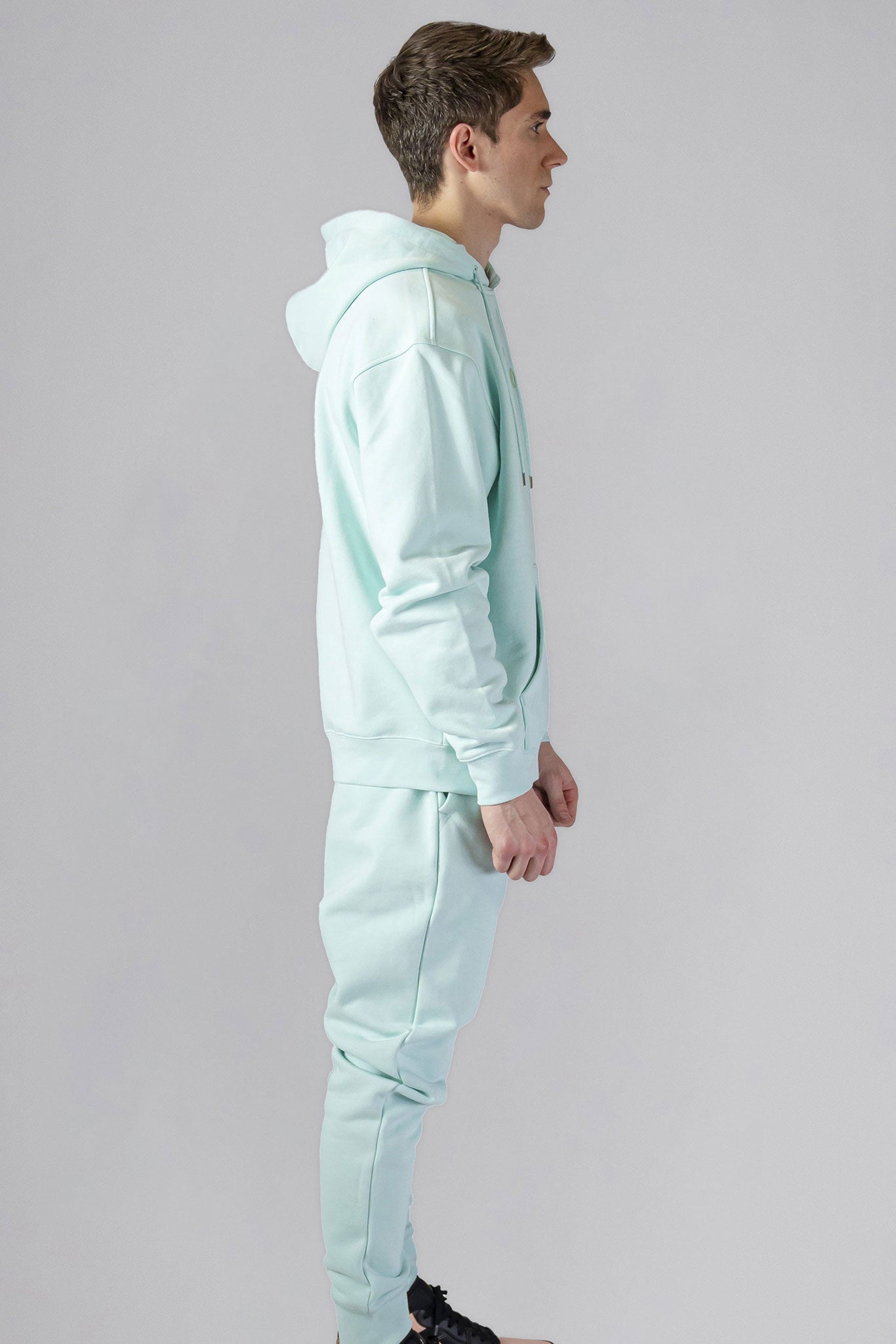 Woodpecker Unisex Cotton Sweatsuit, Mint Colour, Woodpecker, Coat, Moose, Knuckles, Canada, Goose, Mackage, Montcler, Will, Poho, Willbird, Nic, Bayley. Super cozy casual for home or activewear.