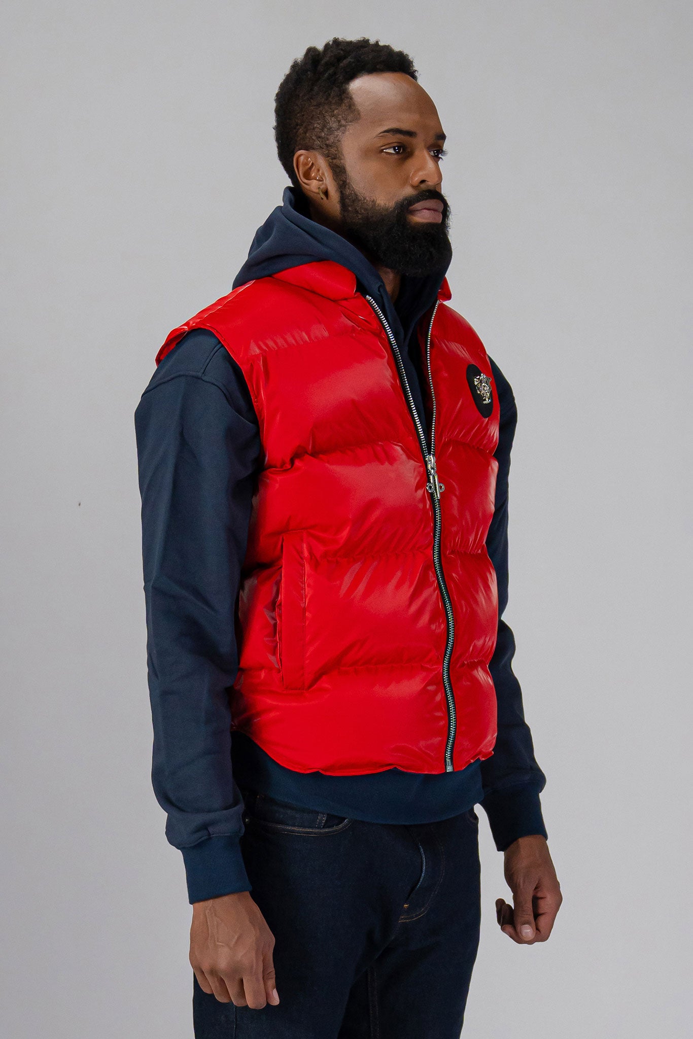 Designer puffer vest best sale