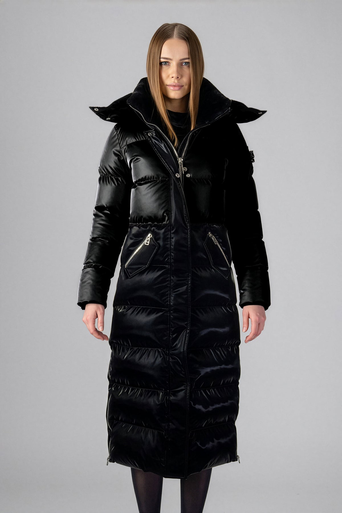 Women's Bird of Paradise Coat - All Wet Black