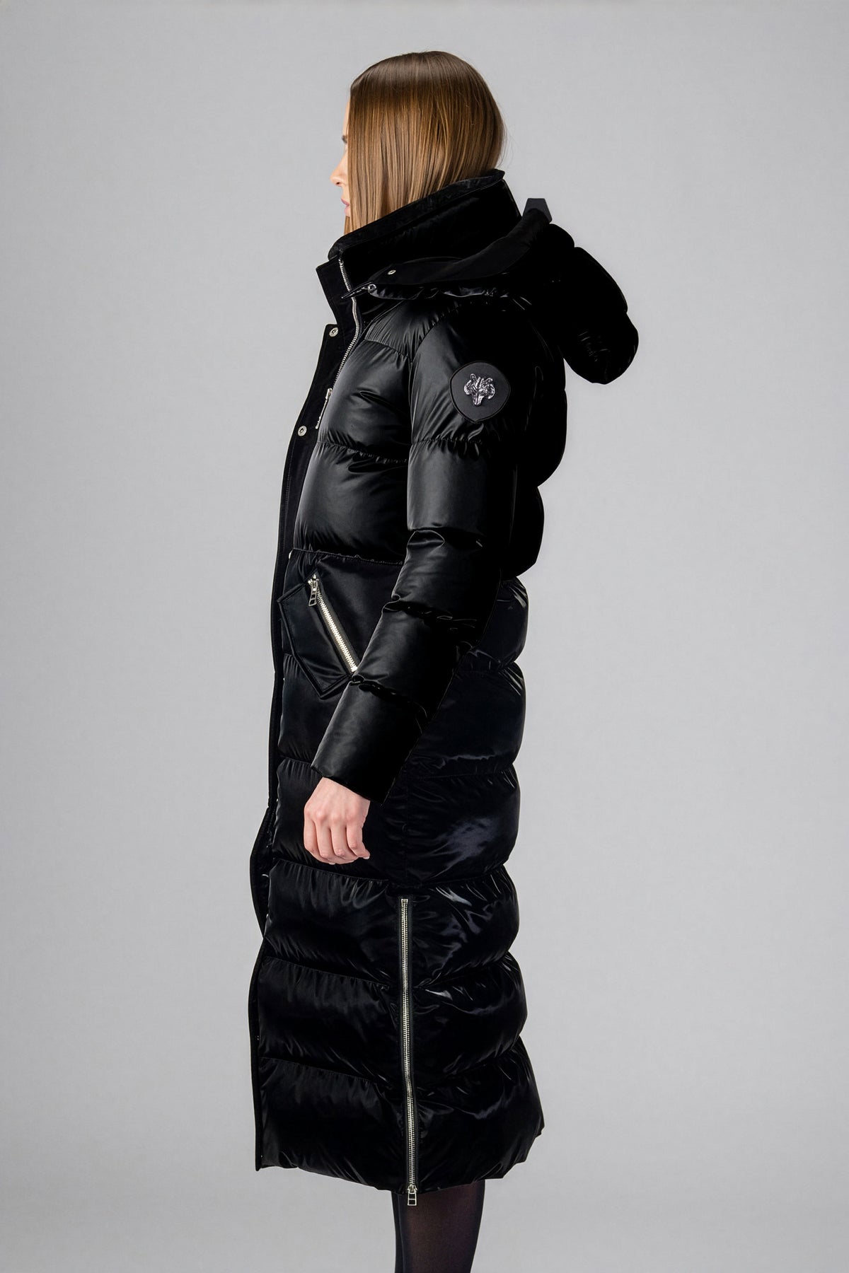 Women's Bird of Paradise Coat - All Wet Black