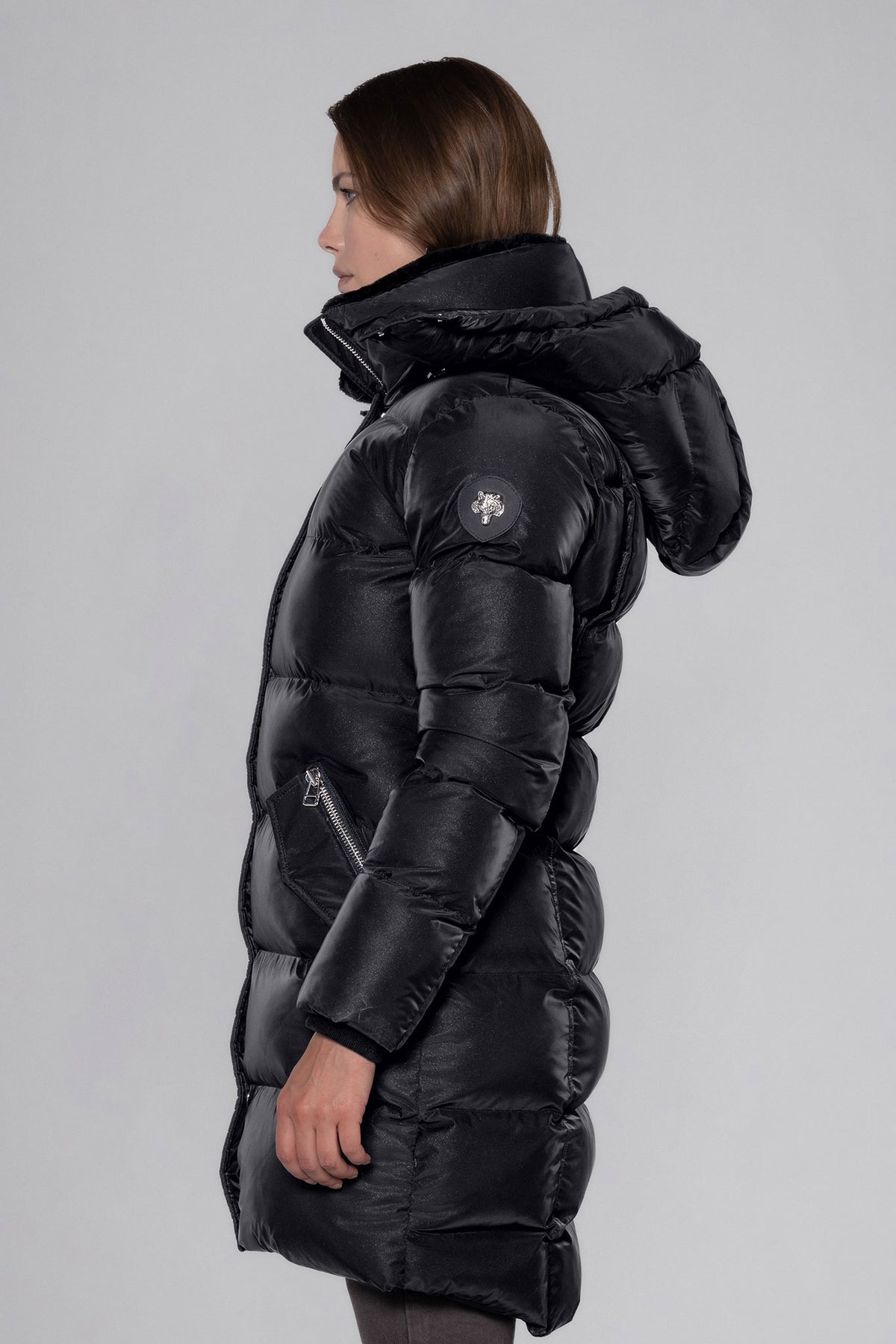 Penguin Coat in Black