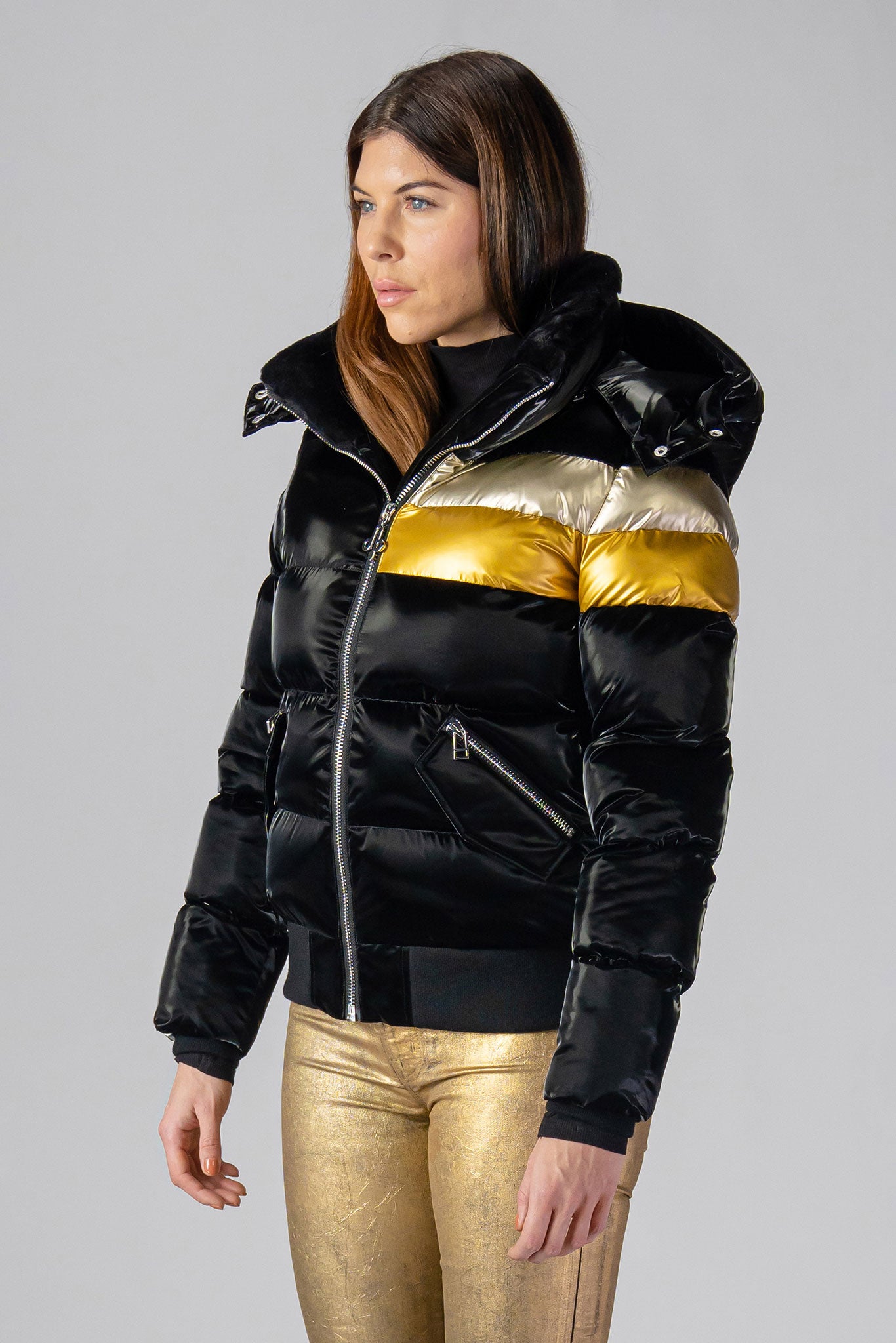 Fashion designer winter jacket