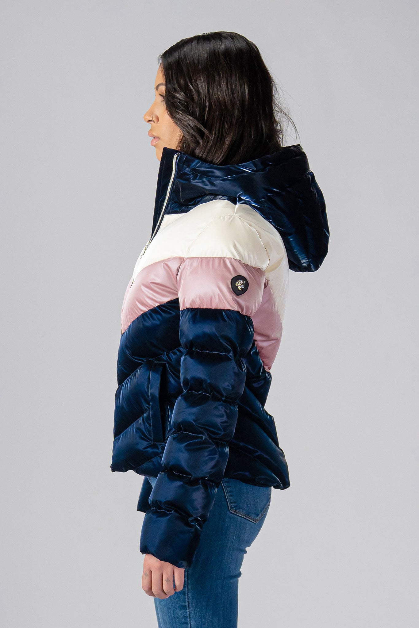 Women Blue Robin Coat