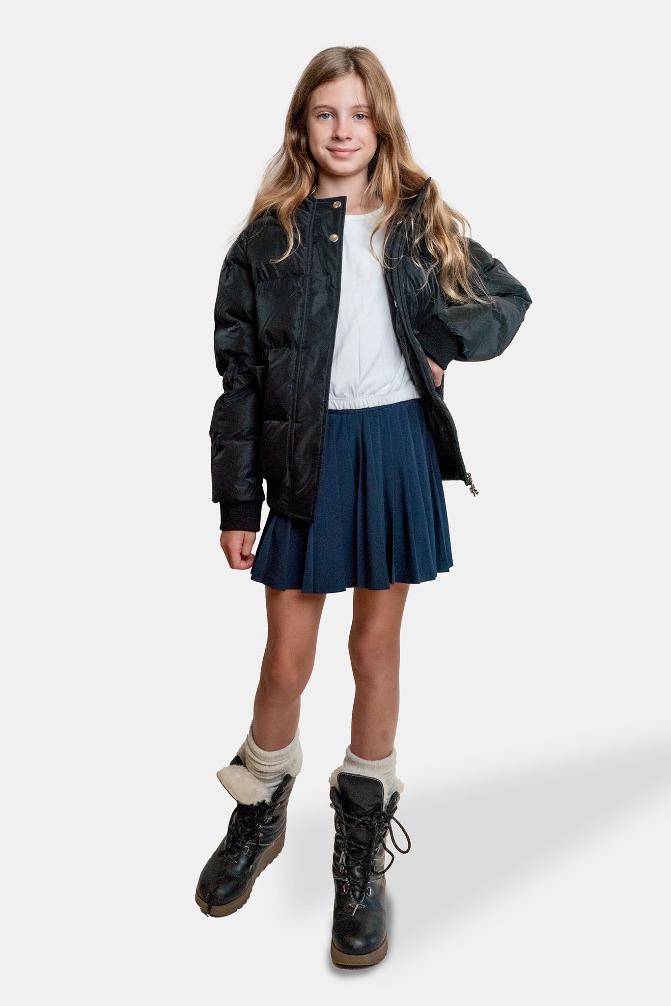 Kids&#39; UNISEX Chickadee Coat - Black Diamond