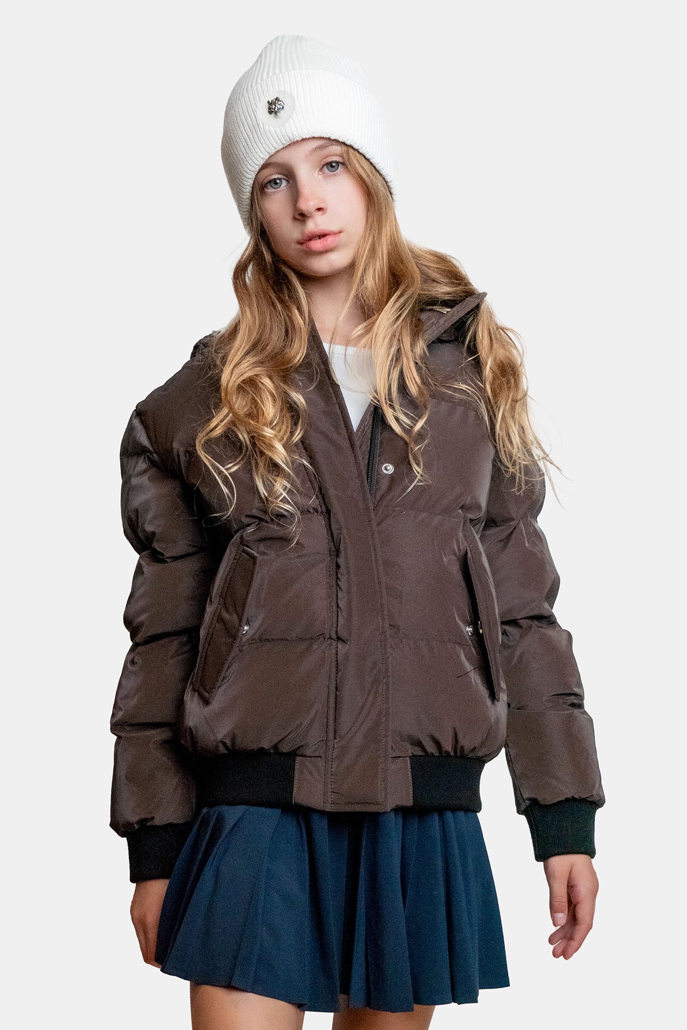 Kids&#39; UNISEX Chickadee Coat - Mocha Diamond