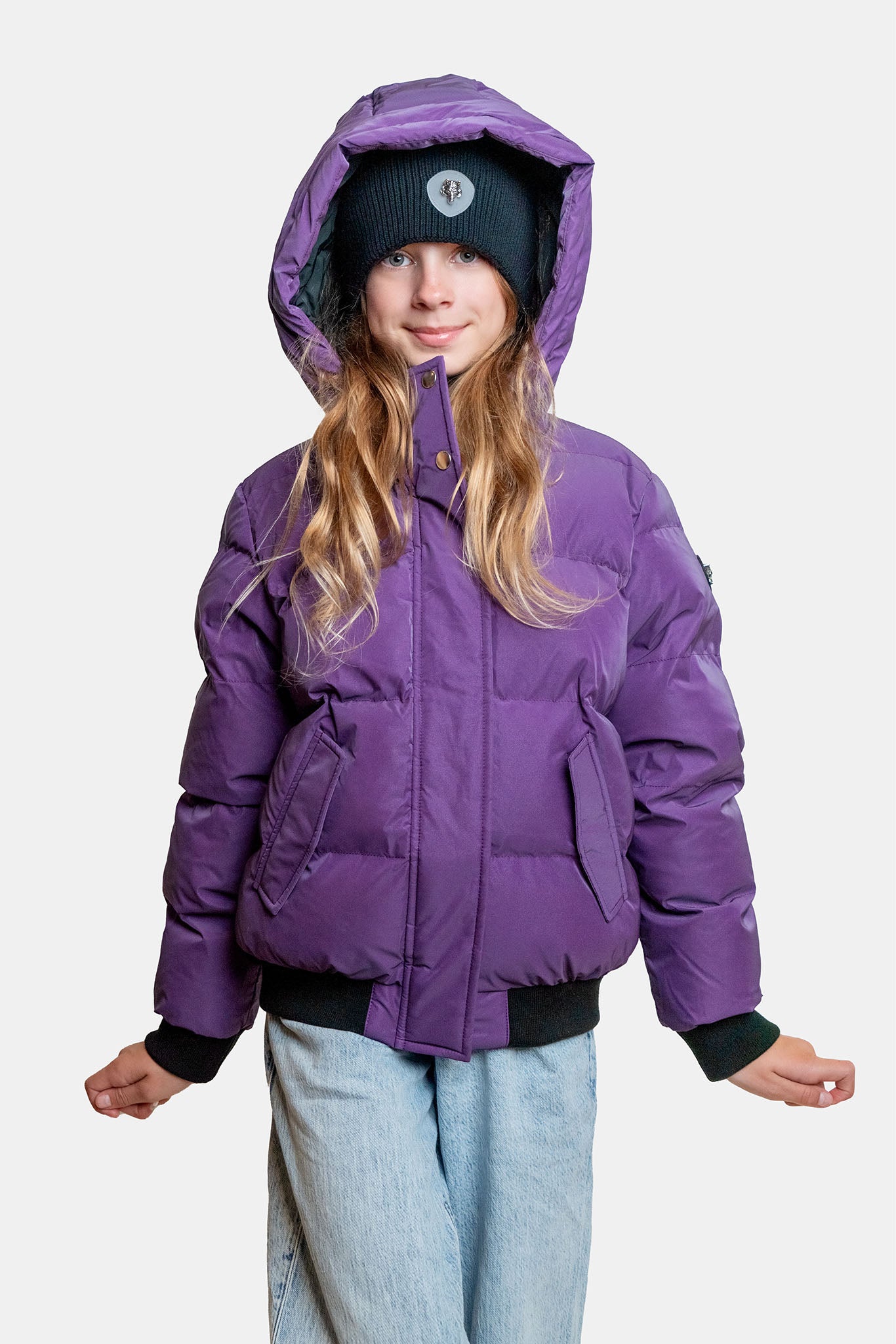 Kids&#39; UNISEX Chickadee Coat - Purple Diamond