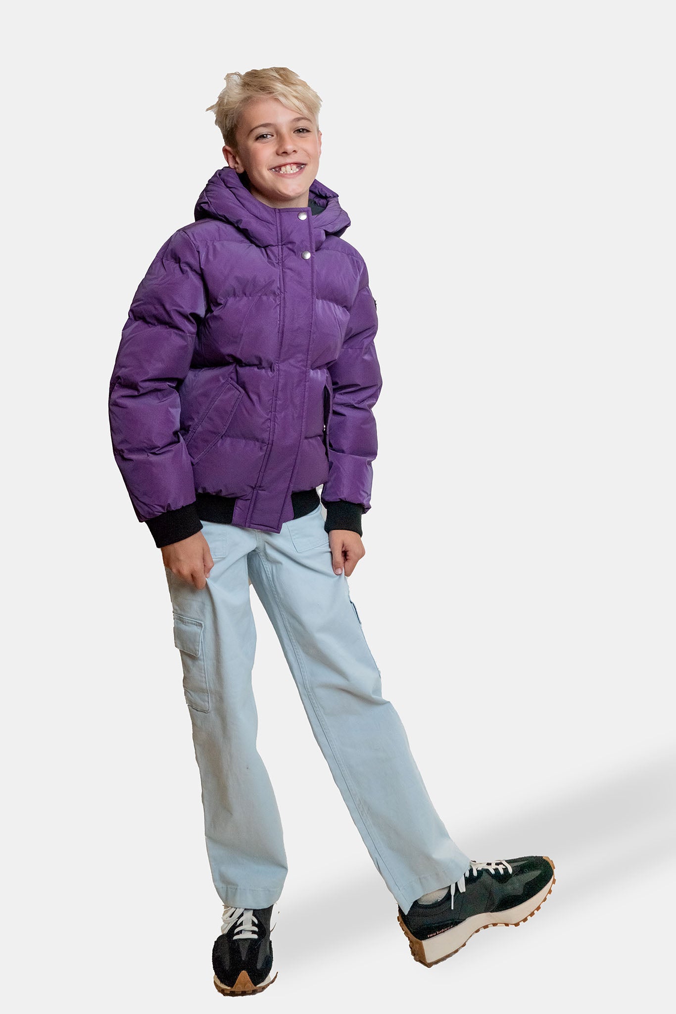 Kids&#39; UNISEX Chickadee Coat - Purple Diamond