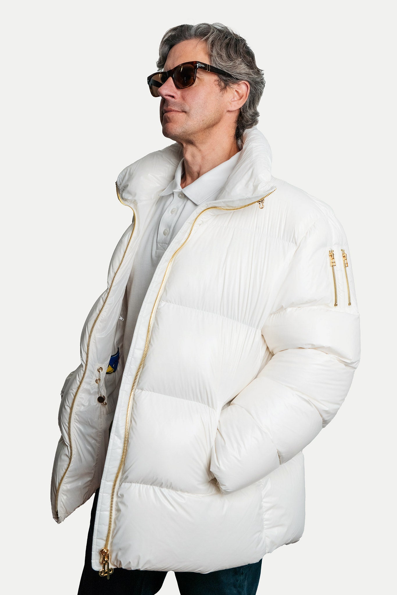 The Elon Coat - Golden Blizzard