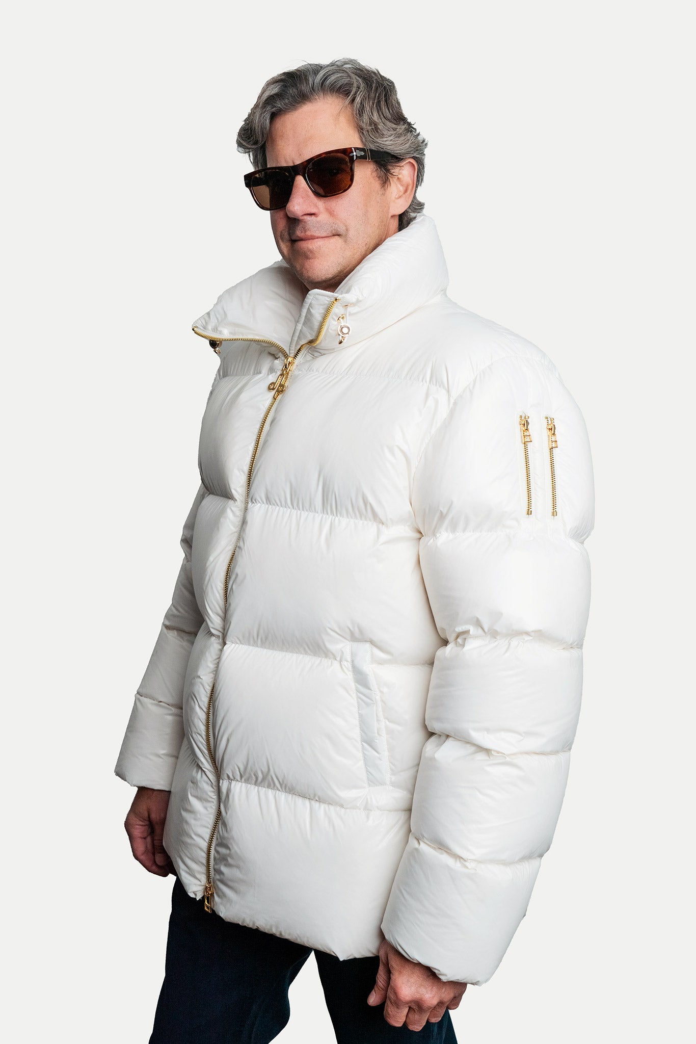 The Elon Coat - Golden Blizzard